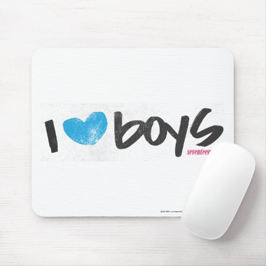 I Heart Boys Aqua Muismat (Met muis)