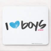 I Heart Boys Aqua Muismat (Voorkant)