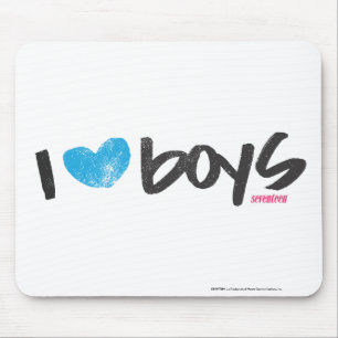 I Heart Boys Aqua Muismat