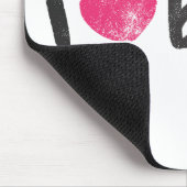 I Heart Boys Magenta Muismat (Hoek)