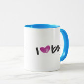 I Heart Boys Paars Mok (Voorkant rechts)