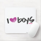 I Heart Boys Paars Muismat (Met muis)