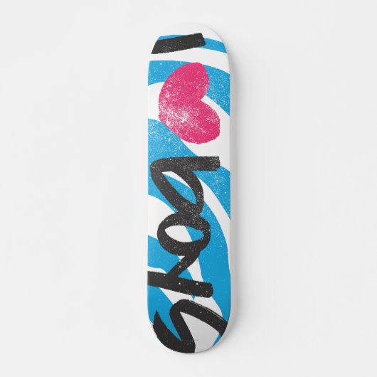 I Heart Boys Persoonlijk Skateboard (Voorkant)