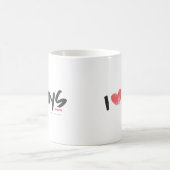 I Heart Boys roze Koffiemok (Center)