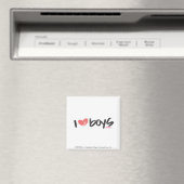 I Heart Boys roze Magneet (Insitu (Vaatwasser))