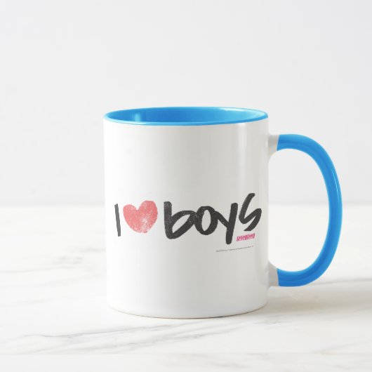 I Heart Boys roze Mok (Rechts)