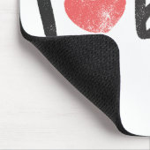 I Heart Boys roze Muismat (Hoek)