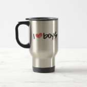I Heart Boys roze Reisbeker (Links)