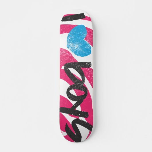 I Heart Boys Skateboard (Voorkant)