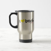 I Heart Boys Yellow Reisbeker (Links)