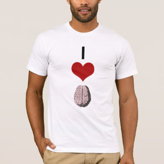 I Heart Brains Zombie T-shirt