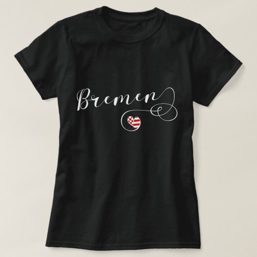 I Heart Bremen, Duitsland T-shirt (Design voorkant)