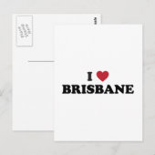 I Heart Brisbane Australië Briefkaart (Voorkant / Achterkant)