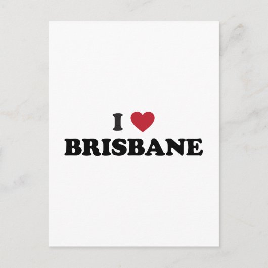 I Heart Brisbane Australië Briefkaart (Voorkant)