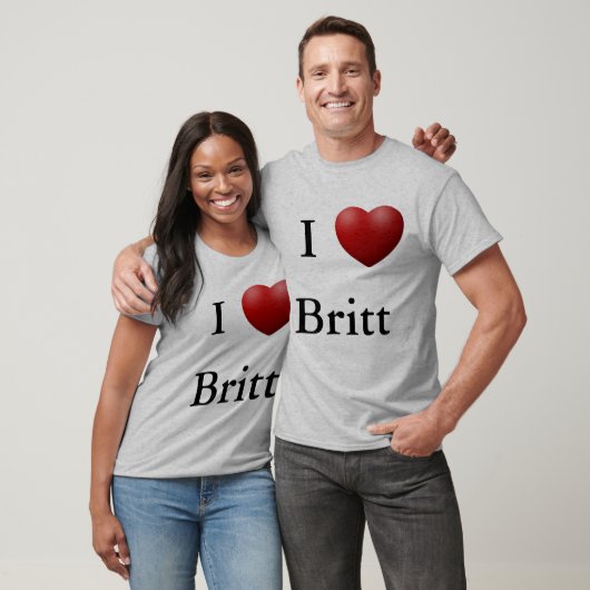 I Heart Britt T-shirt (Unisex)
