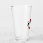 I Heart Bulldogs Glas (Rechts)