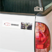 I Heart Bunnies Bumpersticker (Op Truck)