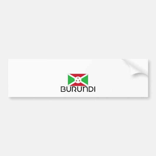 I HEART BURUNDI BUMPERSTICKER (Voorkant)