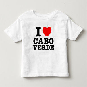I Heart Cabo Verde Kinder Shirts