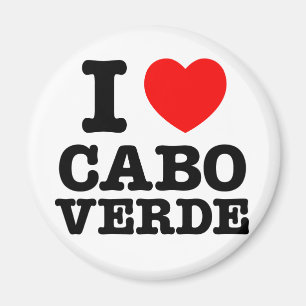 I Heart Cabo Verde Magneet
