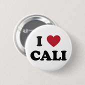 I Heart Cali Colombia Ronde Button 5,7 Cm (Voorkant /achterkant)