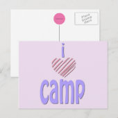 I Heart Camp Briefkaart (Voorkant / Achterkant)