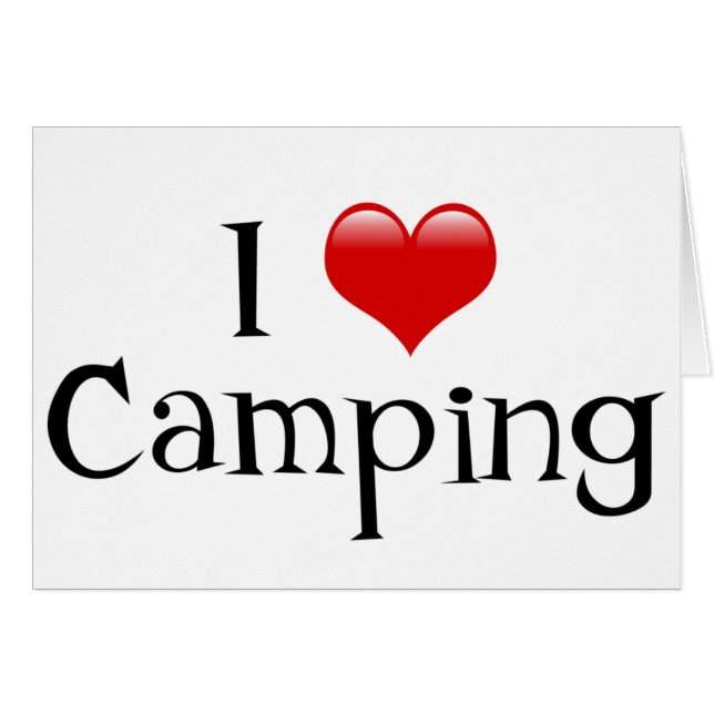 I Heart Camping (Voorkant Horizontaal)