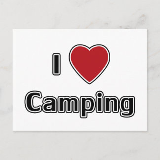 I Heart Camping Briefkaart