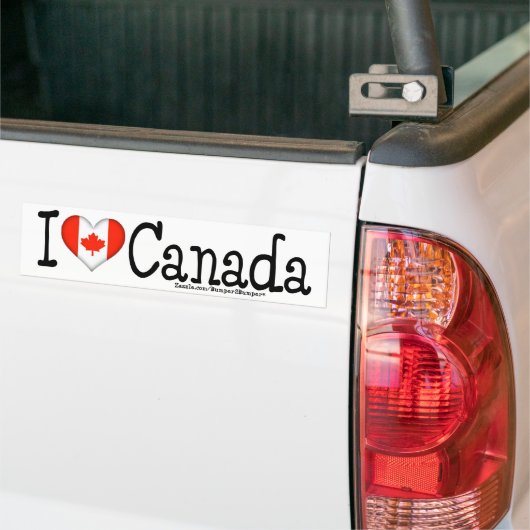 I HEART CANADA BUMPERSTICKER (Op Truck)