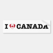I Heart Canada Bumpersticker (Voorkant)