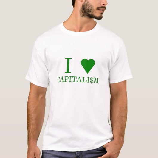 I Heart Capitalism T-shirt (Voorkant)