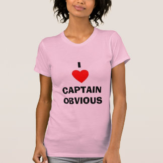 I HEART CAPTAIN DUIDELIJK T-SHIRT