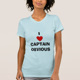 I HEART CAPTAIN DUIDELIJK T-SHIRT