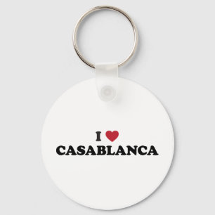I Heart Casablanca Marokko Sleutelhanger