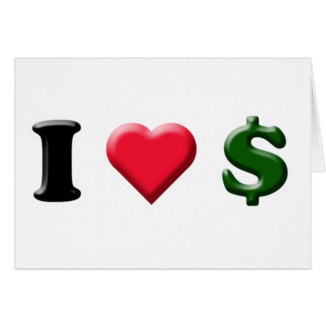 I Heart Cash (Voorkant Horizontaal)