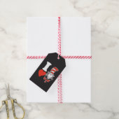 I Heart Cat in het Pet Cadeaulabel (Met Touw)
