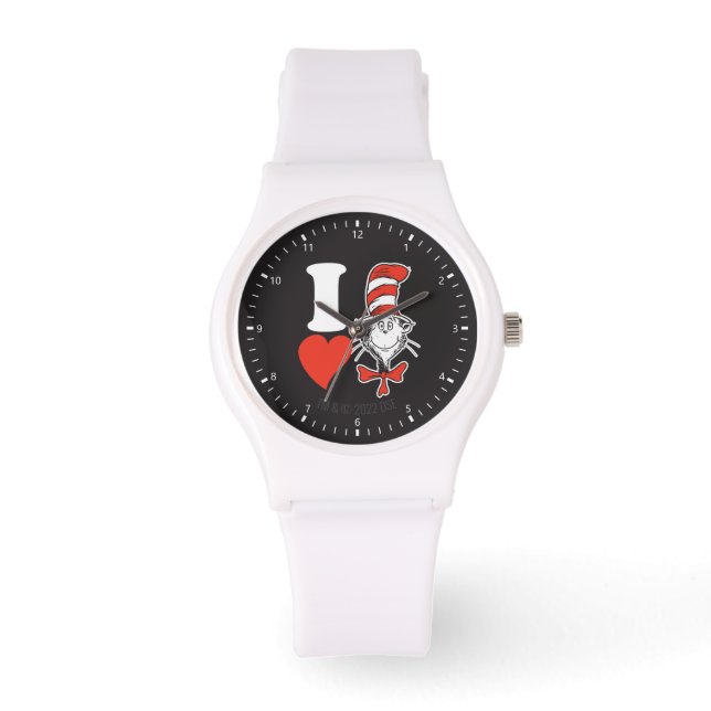 I Heart Cat in het Pet Horloge (Voorkant)