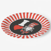 I Heart Cat in het Pet Papieren Bordje (Gekanteld)