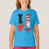 I Heart Cat in het Pet T-shirt (Voorkant)