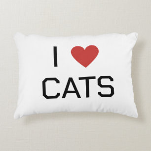I Heart Cats Bericht Accent Kussen