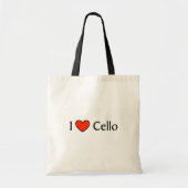 I Heart Cello Tote Bag (Voorkant)