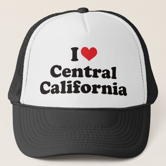 I Heart Central California Trucker Pet (Voorkant)