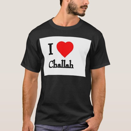 I Heart Challah T-shirt (Voorkant)