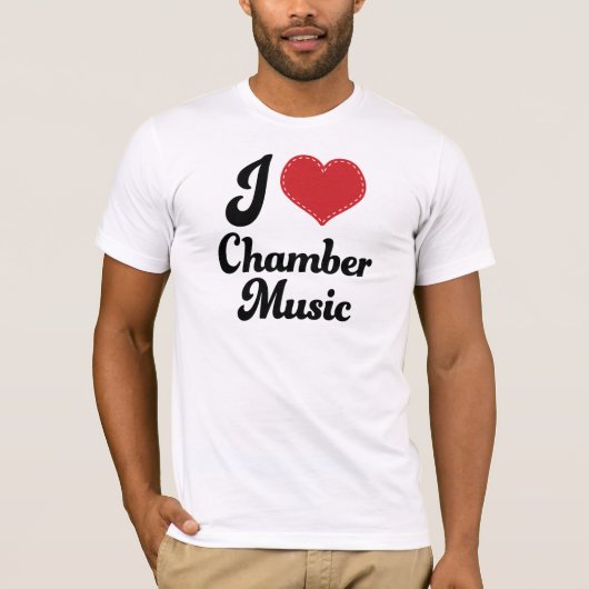 I Heart Chamber Music Gift T-shirt (Voorkant)
