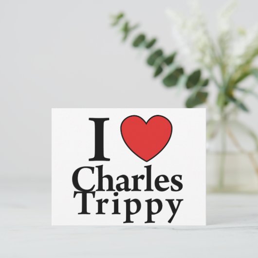 I Heart Charles Trippy Briefkaart (Staand voorkant)