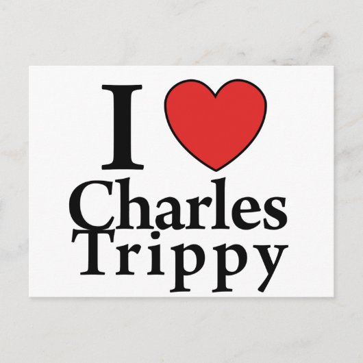 I Heart Charles Trippy Briefkaart (Voorkant)