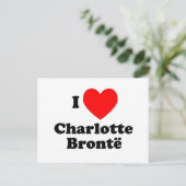 I Heart Charlotte Bronte Briefkaart (Staand voorkant)