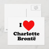I Heart Charlotte Bronte Briefkaart (Voorkant / Achterkant)