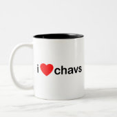 I Heart Chavs Tweekleurige Koffiemok (Links)