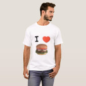 I HEART CHEESEBURGERS T-SHIRT (Voorkant volledig)